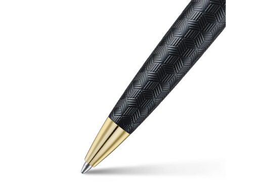 Balpen Sheaffer 300 E9347 Engraved matt black shiny chrome  cap