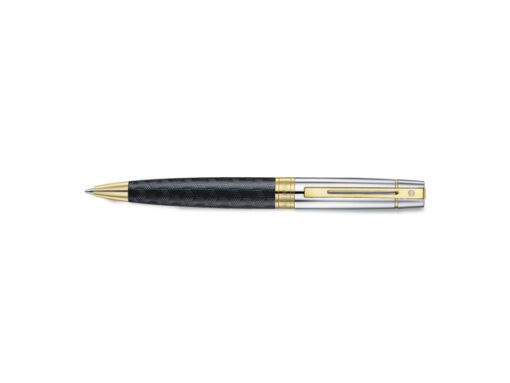 Balpen Sheaffer 300 E9347 Engraved matt black shiny chrome  cap