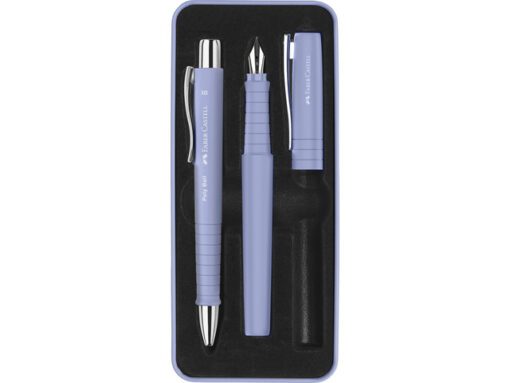 Balpen en Vulpen Faber-Castell Poly Pen in giftbox pale     iris.