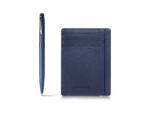 Balpen giftset Sheaffer Reminder 9018 Matte bleu polished   black PVD met  creditcardhouder sapphire night