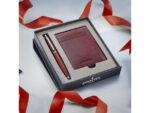 Balpen giftset Sheaffer VFM 9403 Excessive red chrome       plated met creditcardhouder scarlet blaze
