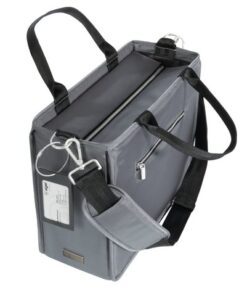 Desk Sharing Bag Premium M donkergrijs 360x280x150 mm