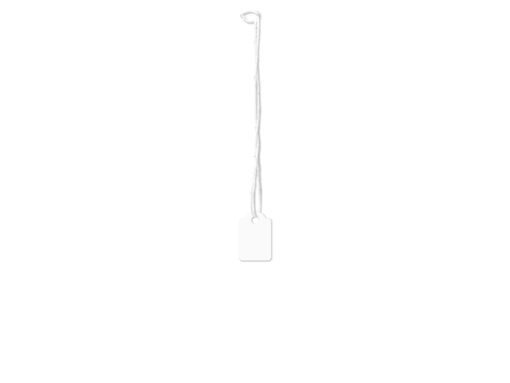 Draadetiket Kangaro 13x20mm wit doos a 500 stuks