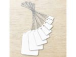 Draadetiket Kangaro 15x24mm wit doos a 500 stuks