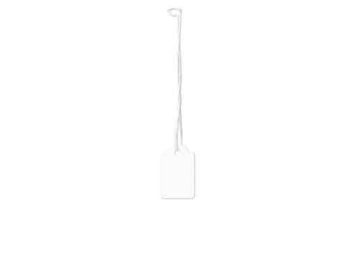 Draadetiket Kangaro 18x29mm wit doos a 500 stuks