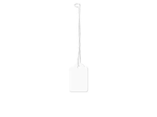 Draadetiket Kangaro 22x35mm wit doos a 250 stuks