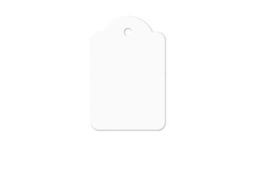 Draadetiket Kangaro 28x43mm wit doos a 250 stuks