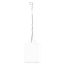 Draadetiket Kangaro 28x43mm wit doos a 250 stuks