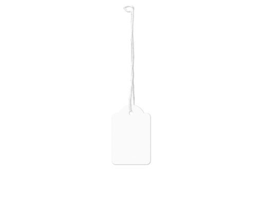 Draadetiket Kangaro 28x43mm wit doos a 250 stuks