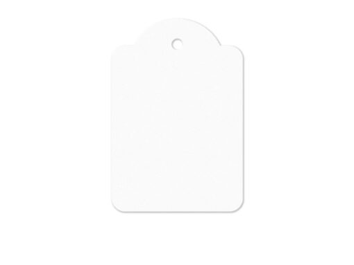 Draadetiket Kangaro 36x53mm wit doos a 250 stuks