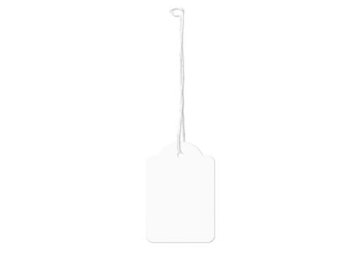 Draadetiket Kangaro 36x53mm wit doos a 250 stuks