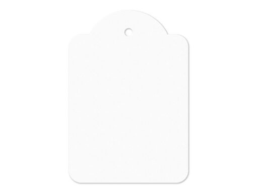 Draadetiket Kangaro 45x65mm wit doos a 250 stuks