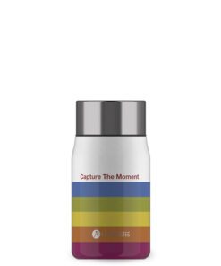 Food jar Les Artistes Paris 700ml geïsoleerd met lepel      Camera