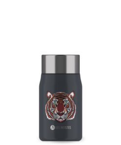 Food jar Les Artistes Paris 700ml geïsoleerd met lepel Tiger