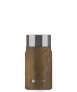 Food jar Les Artistes Paris 700ml geïsoleerd met lepel Wood