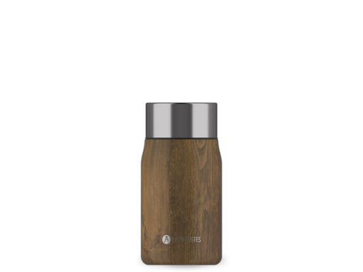 Food jar Les Artistes Paris 700ml geïsoleerd met lepel Wood