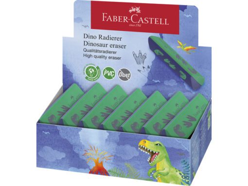 Gum Faber-Castell Dino groen stof- en PVC vrij