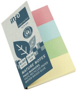 zijn gemaakt van 100% gerecycled papier en gecertificeerd met het Blauwe Engel keurmerk
