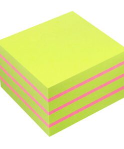 3x 30 vel fluor roze. Alle papierproducten zijn gemaakt van FSC-gecertificeerd papier.