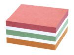 Info notes 75x75mm assorti recycled doos 2x a 400 vel