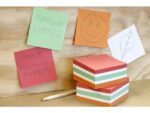 Info notes 75x75mm assorti recycled doos 2x a 400 vel