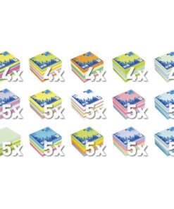 Info notes assorti 70 stuks actiebox groot