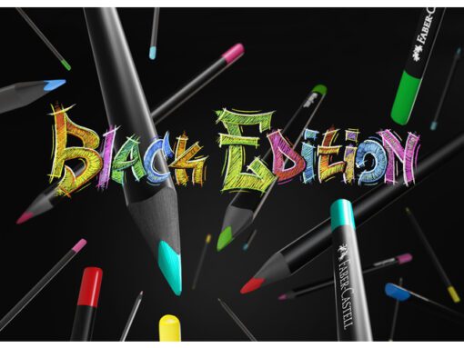 Kleurpotlood Faber-Castell Black Edition 44 sets in display