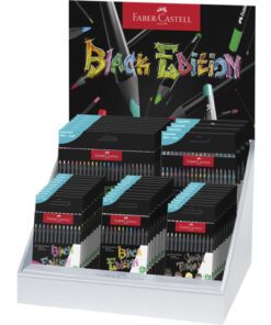 Kleurpotlood Faber-Castell Black Edition 44 sets in display