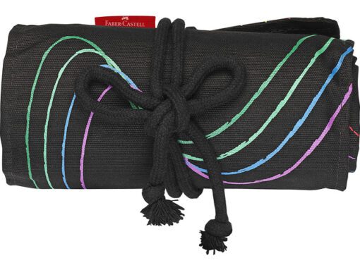 Kleurpotlood Faber-Castell Black Edition 72 stuks in        roletui zwart