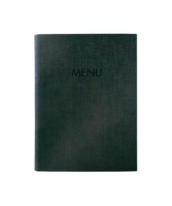 Menukaart map Sigel A5 grijs voor 8 blad