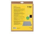 Muismat EYE STYLE l.grijs- zwart 250x200x7mm