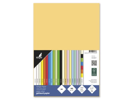 Papier Kangaro A4 160grs donkerchamois pak 50 vel