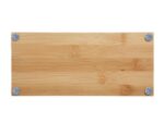 Pennenbak EYE STYLE bamboe 245x109x25mm met l.grijs- blauwe inlay