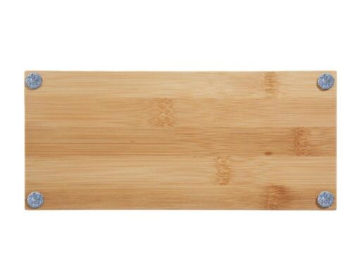Pennenbak EYE STYLE bamboe 245x109x25mm met l.grijs- blauwe inlay