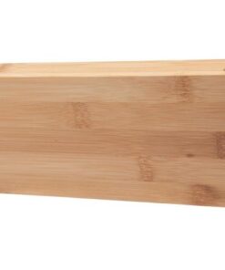 2-vaks pennenbak van bamboe met een karakteristieke nerven - elk stuk is uniek. Binnenmaten vakken 95 x 150 mm / 95 x 75 mm. Voorzien van tweekleurige textielinlay in lichtgrijs/zwart met hoogwaardige linnenstructuur gemaakt van gerecyclede PET-flessen. Met viltkussentjes aan de onderkant ter bescherming van het bureaublad. Afmeting 245 x 109 x 25 mm (b x d x h).