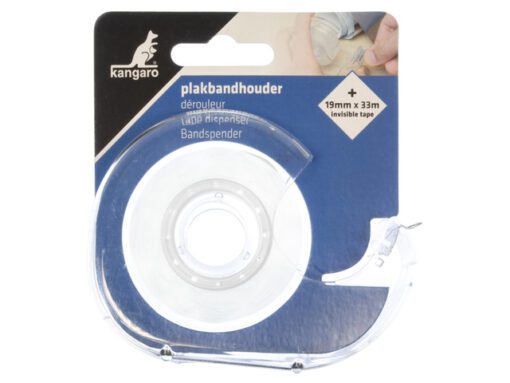 Plakbandhouder Kangaro kern 25mm met invisible tape