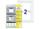 Positioneer etiket Avery voorbedrukt 160x120mm 5 vel 2      etiketten per vel 3-talig