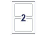 Positioneer etiket Avery voorbedrukt 160x120mm 5 vel 2      etiketten per vel 3-talig