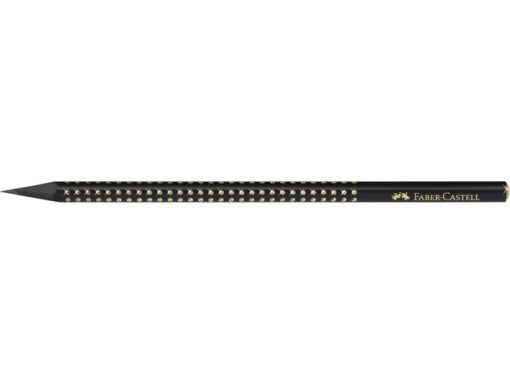 Potlood Faber-Castell grafiet Grip Sparkle Midnight goud