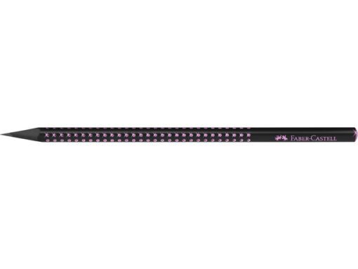 Potlood Faber-Castell grafiet Grip Sparkle Midnight rose