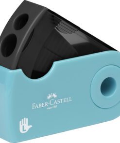 Puntenslijper Faber-Castell SLEEVE dubbel turquoise         linkshandig