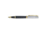 Rollerball Sheaffer 300 E9347 Engraved matt black shiny     chrome cap