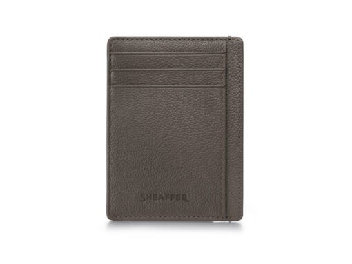 Rollerball giftset Sheaffer VFM 9424 Matt grey black tone   met creditcardhouder driftwood grey