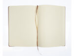 Schetsboek Kangaro A4 cognac PU HC 80 vel 140gr roomwit met elastiek en lint