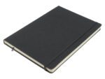 Schetsboek Kangaro A4 cold grey PU HC 80 vel 140gr roomwit  met elastiek en lint