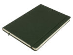 Schetsboek Kangaro A4 forest green PU HC 80 vel 140gr       roomwit met elastiek en lint