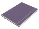 Schetsboek Kangaro A4 heather purple PU HC 80 vel 140gr     roomwit met elastiek en lint
