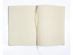 Schetsboek Kangaro A4 heather purple PU HC 80 vel 140gr     roomwit met elastiek en lint