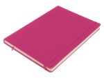 Schetsboek Kangaro A4 hot pink PU HC 80 vel 140gr roomwit   met elastiek en lint
