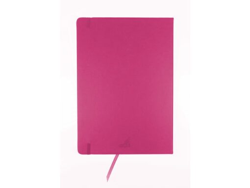 Schetsboek Kangaro A4 hot pink PU HC 80 vel 140gr roomwit   met elastiek en lint